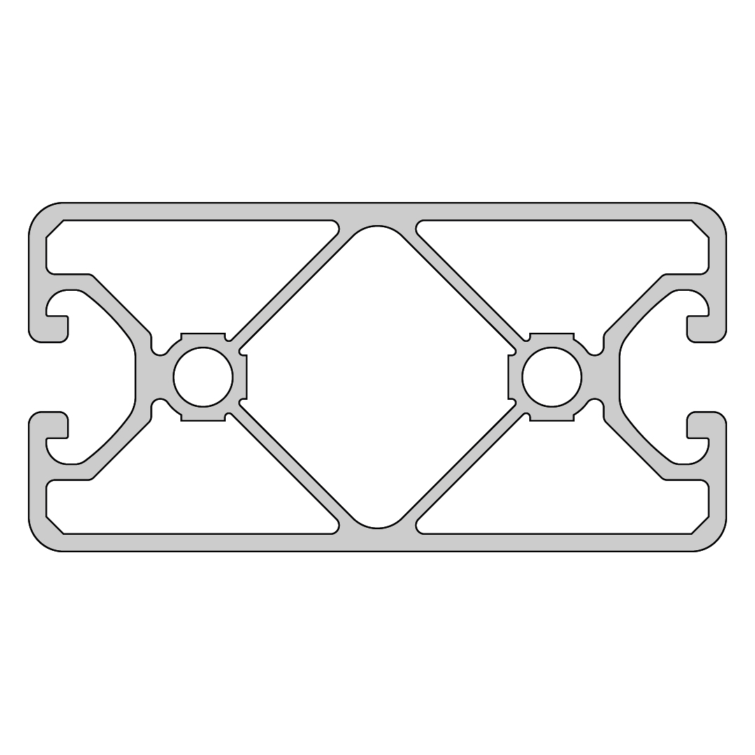 RP1355 aluminium profile 8 80x40 Ultralight