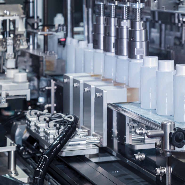 packaging machine bottles