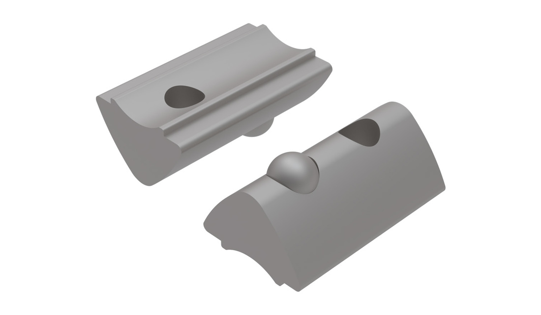 Pivoting Slot Nut, 10.5 × 6.9 mm