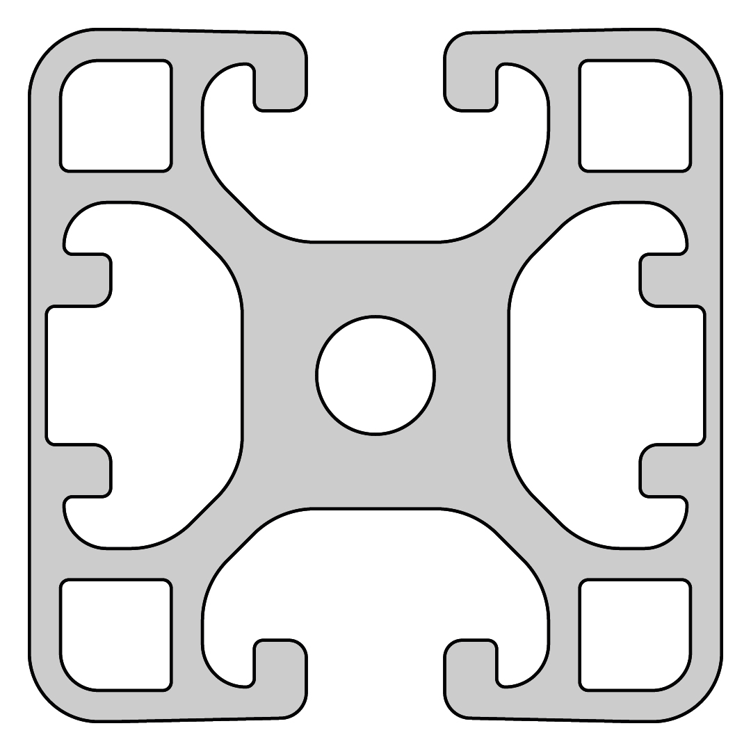 RP1310 aluminium profile 8 40x40 Light