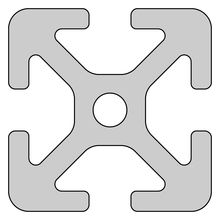 RP1030 aluminium profile 8 40x40 Normal