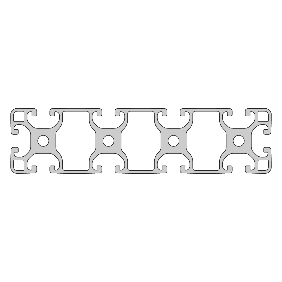 RP1160 aluminium profile 8 160x40 Light