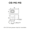 L-type Adapter OB-M6-M8