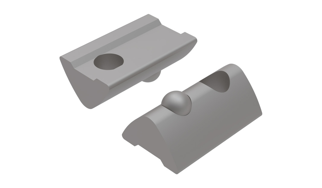 Pivoting Slot Nut, 10.5 × 6.3 mm