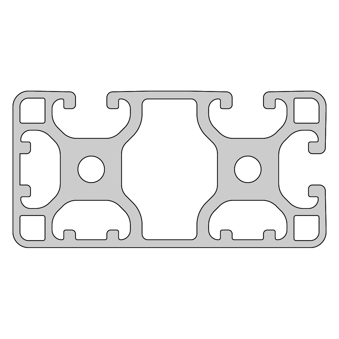 RP1360 aluminium profile 8 80x40 Light