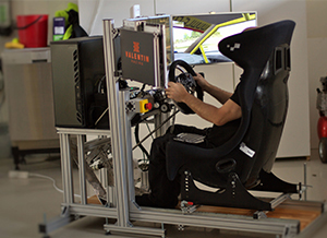 Aluminium profiles driving simulator