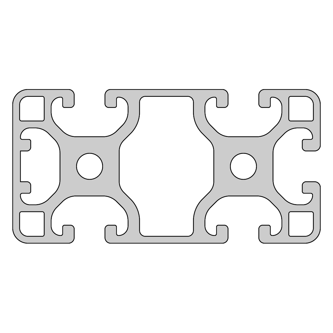 RP1330 aluminium profile 8 80x40 Light