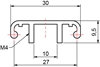 Wiring duct cover 30 SP1280N