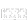 RP1091 aluminium profile 8 200x80 Normal