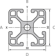 REHAUSSE 300/150/30 - VDM ALU