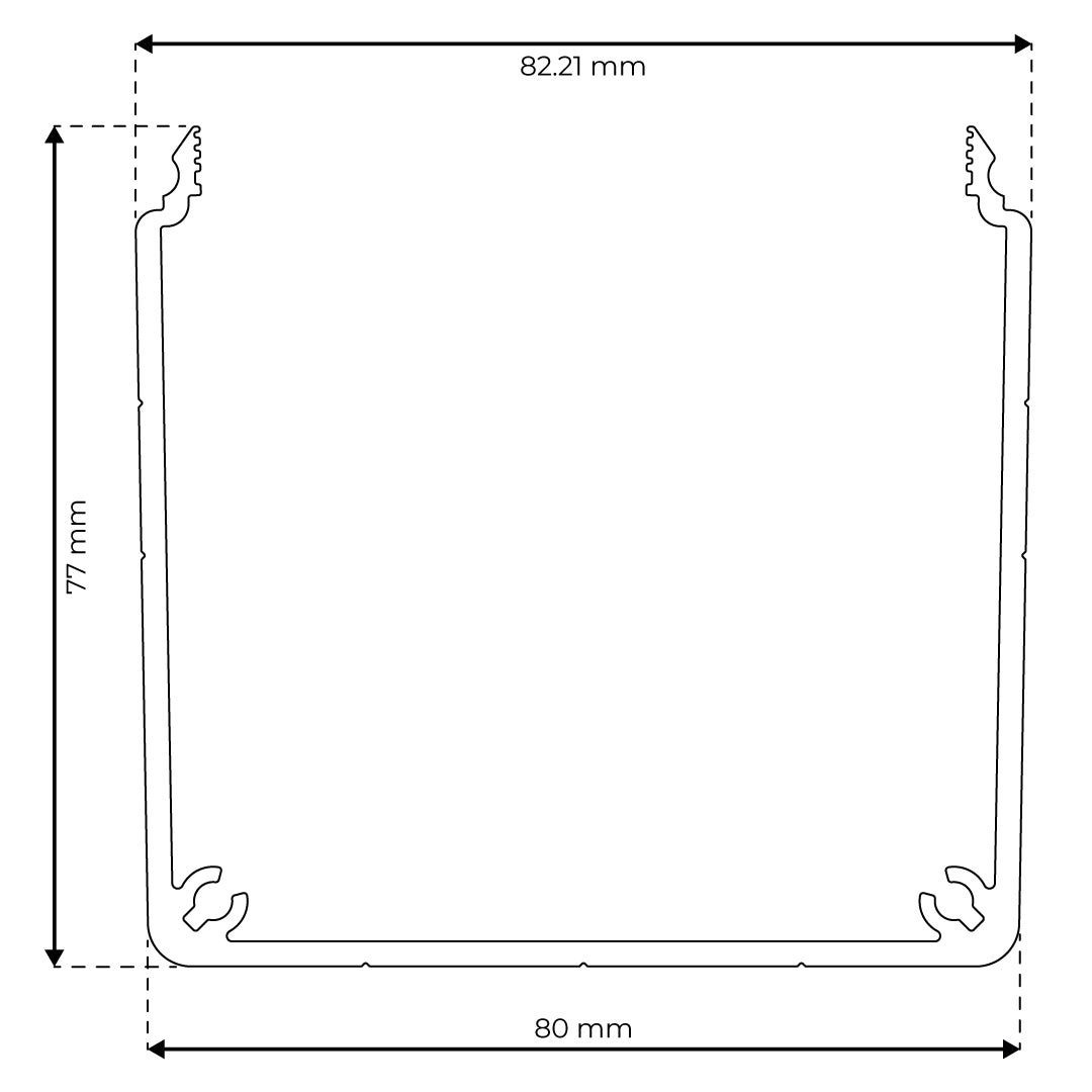 Wiring Duct 80 x 80