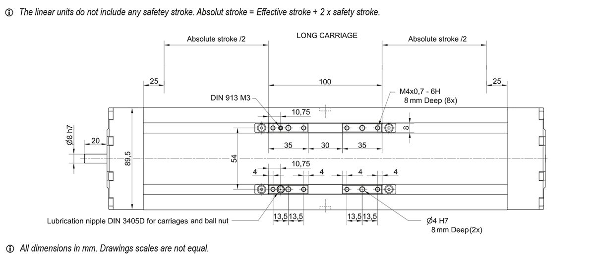 CTV 90 Linear Unit drawing 2