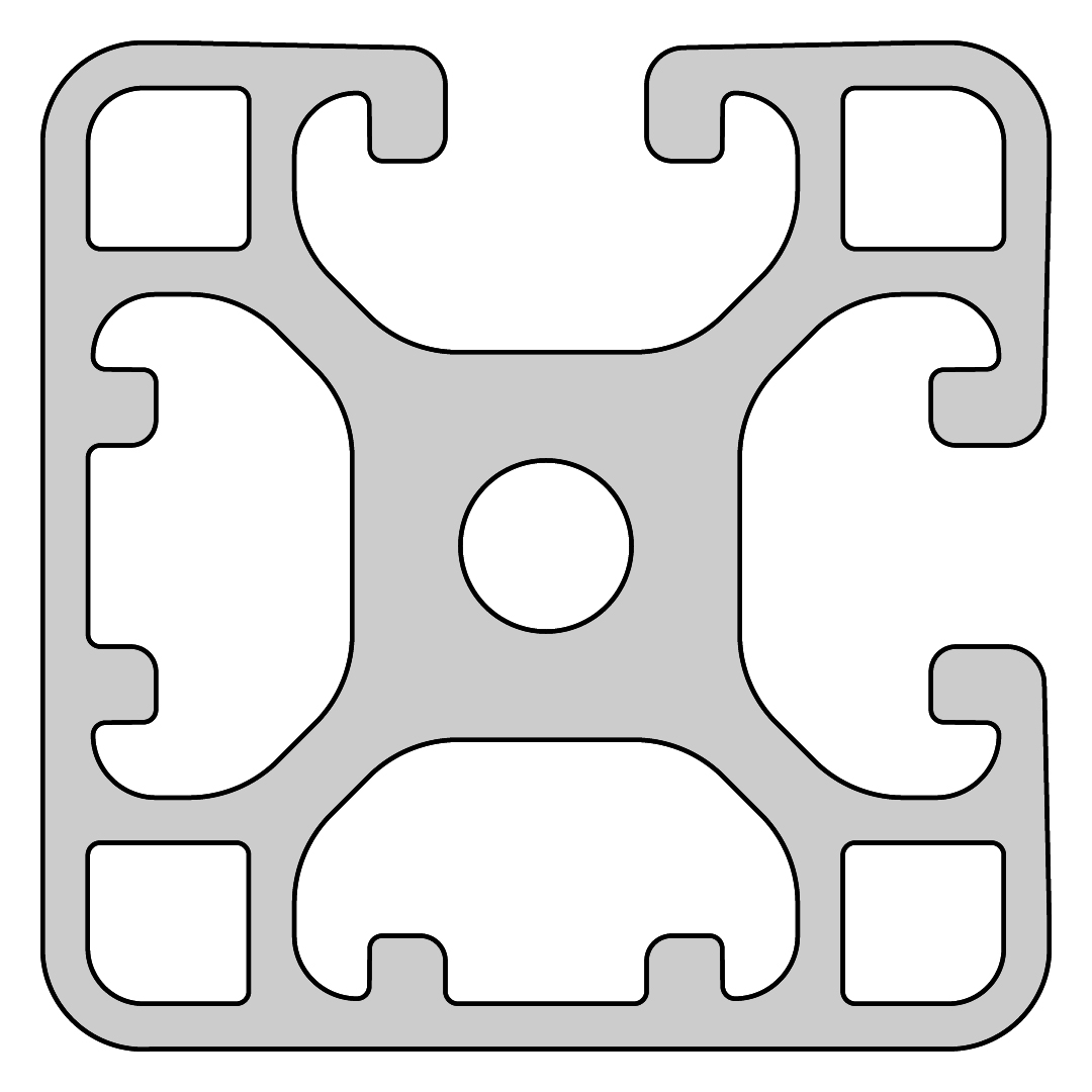 RP1320 aluminium profile 8 40x40 Light