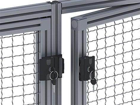 Compact Double Door Lock