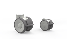 Swivel Castors, Bolt Hole with lock