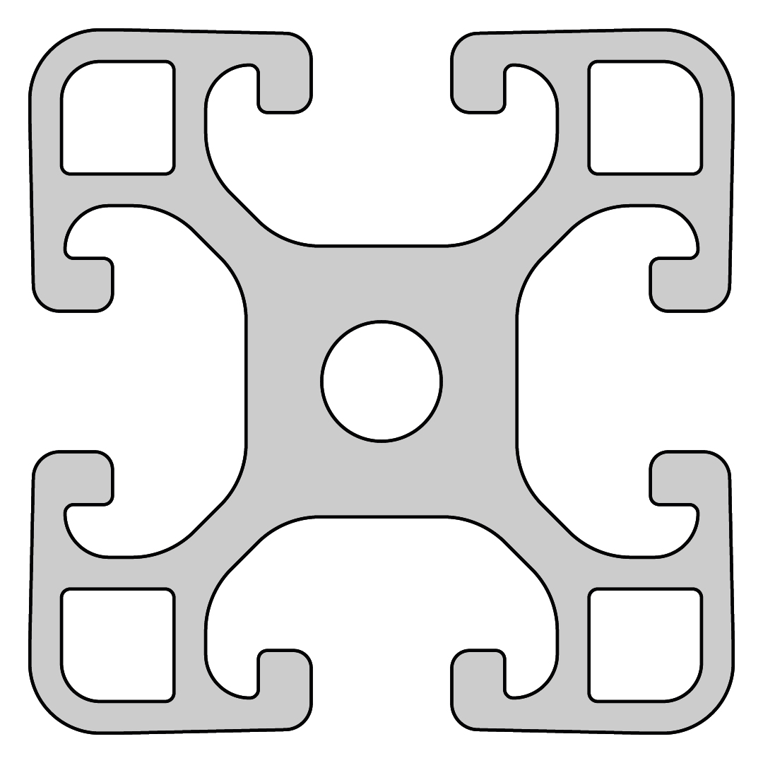 RP1130 aluminium profile 8 40x40 Light