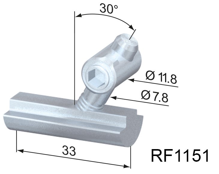 RF1151 Central Fastener G 30 SS (Prev. SV1111V)