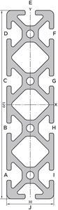 Aluminium Profile 30x120