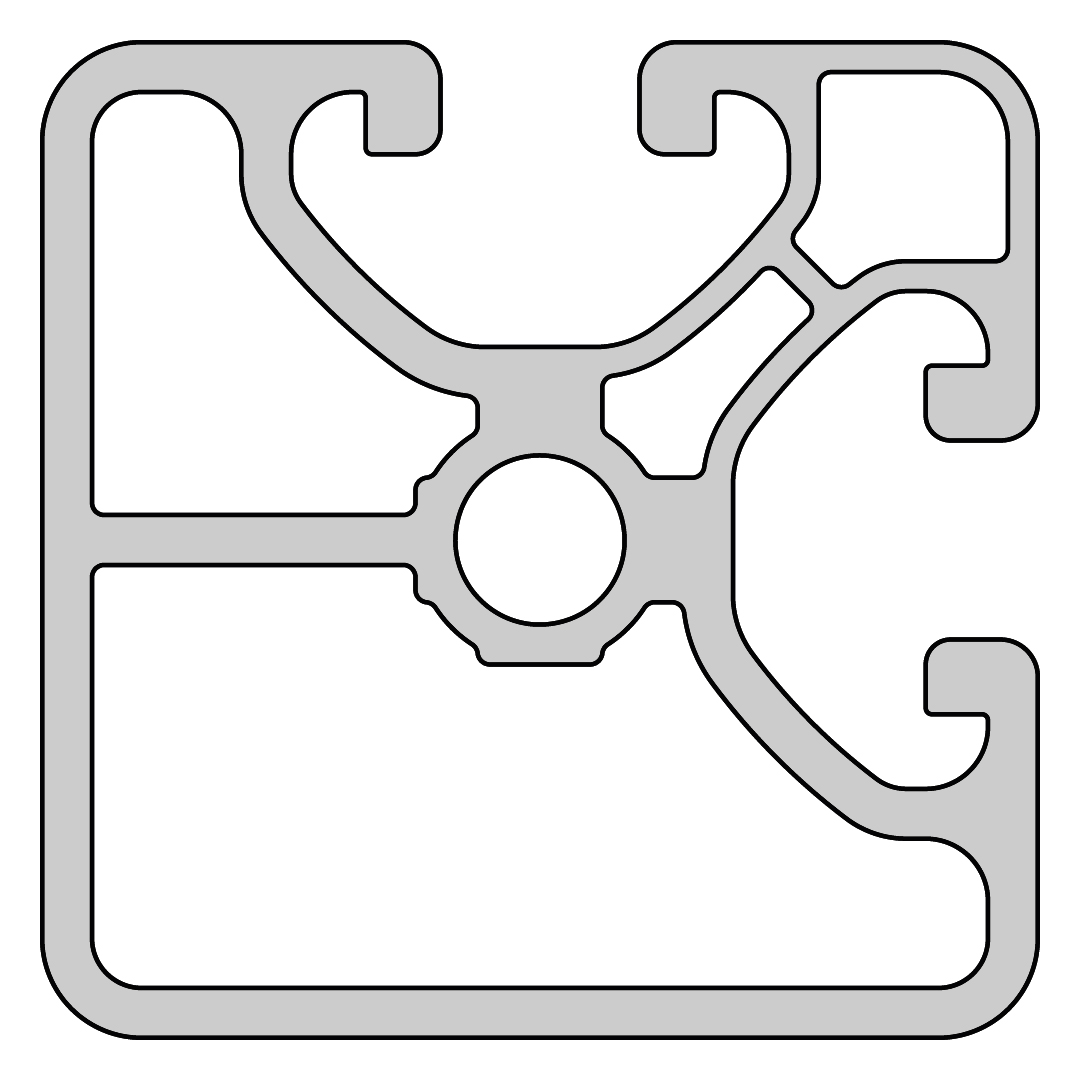 RP1316 aluminium profile 8 40x40 Ultralight
