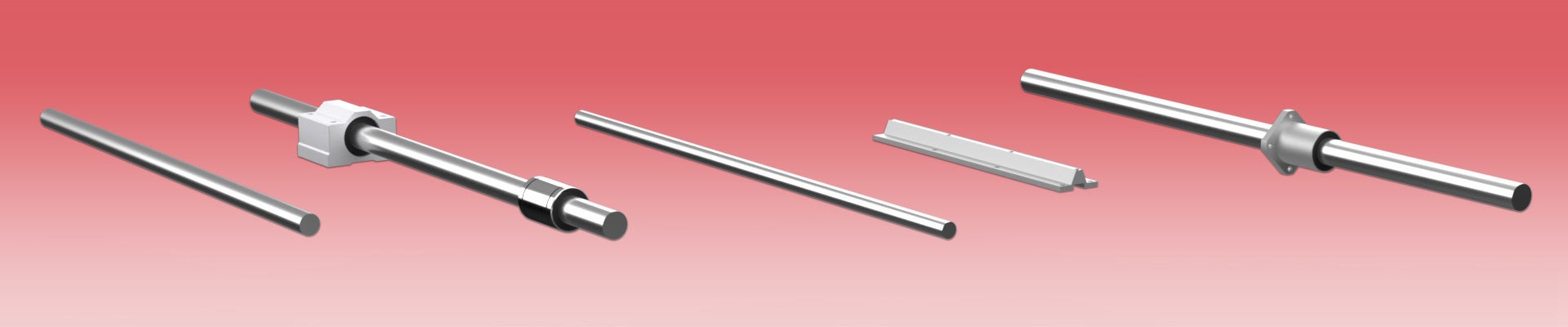 Rollco Linear Ball Bearings & hardened steel shafts