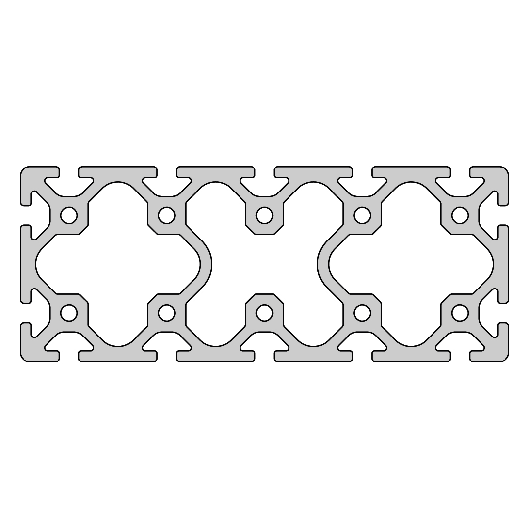 RP1091 aluminium profile 8 200x80 Normal