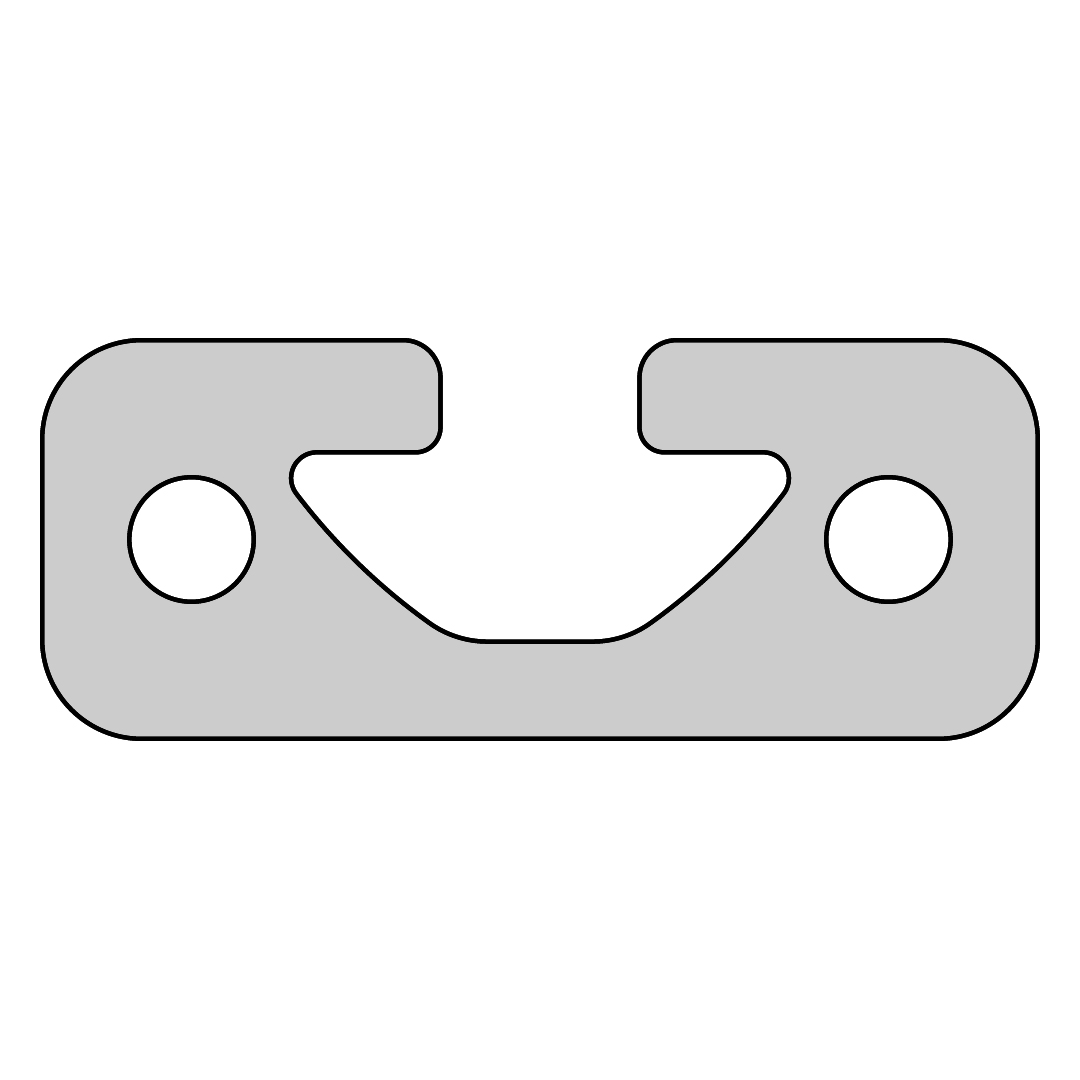 RP1010 aluminium profile 8 40x16 Normal