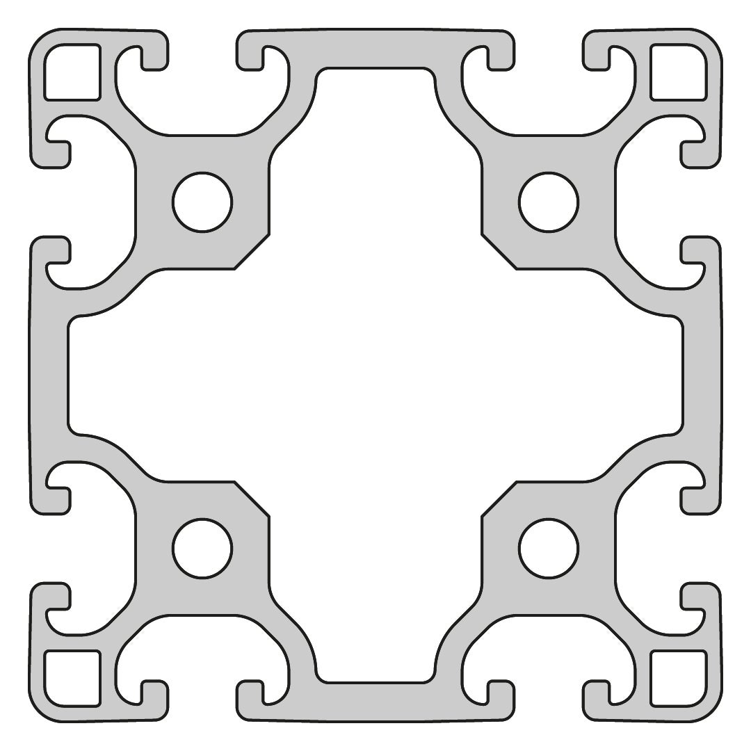 RP1170 aluminium profile 8 80x80 Light