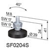 Adjustable Feet Ø 39 for aluminium profile system