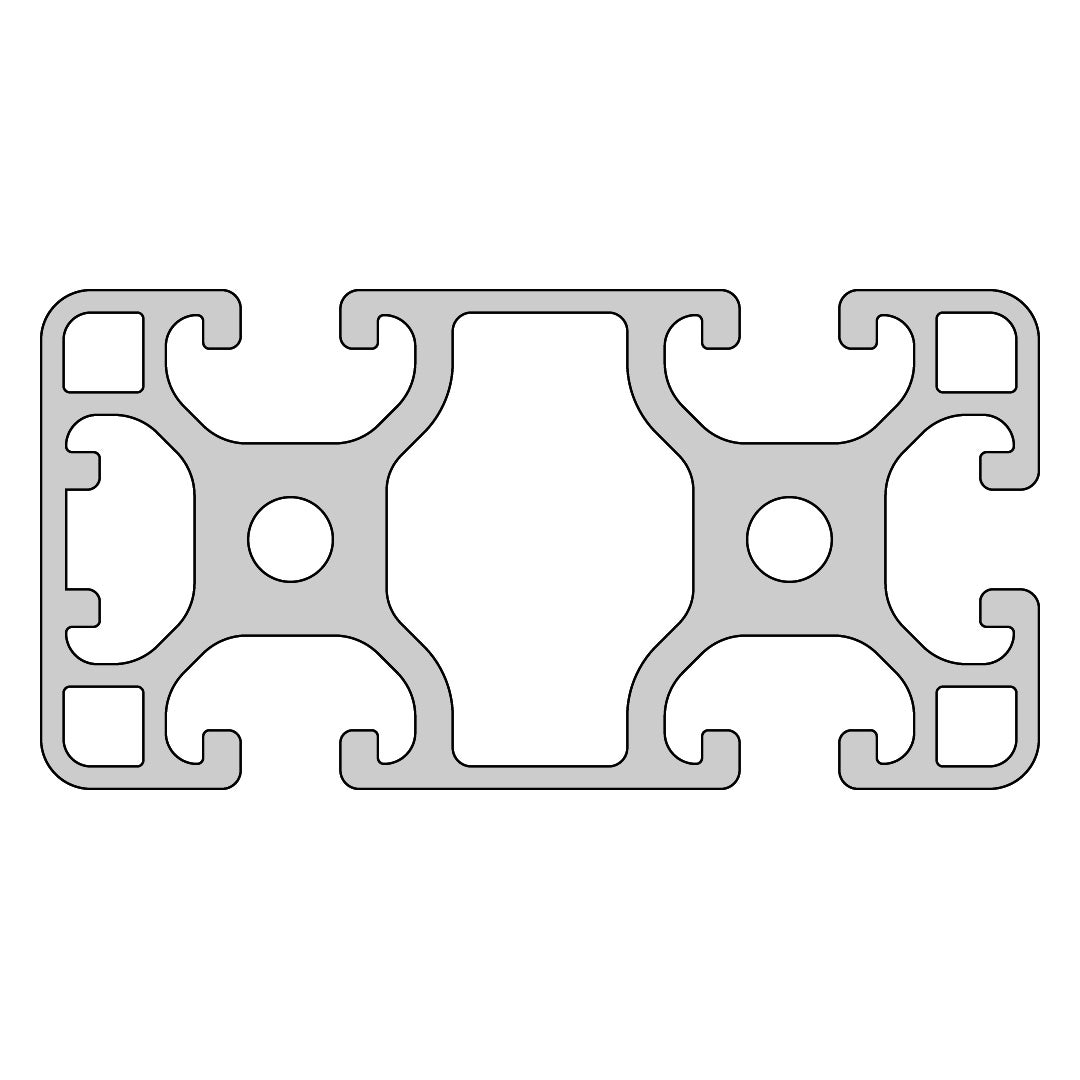 RP1330 aluminium profile 8 80x40 Light