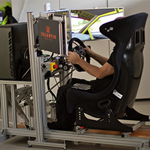 Aluminium profiles driving simulator