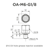 Straight Adapter OA-M6-G1/8