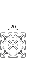 Rollco Aluminium Profiles System 20 slot 5